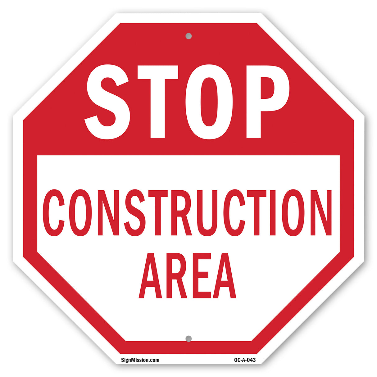 Stop Construction Area