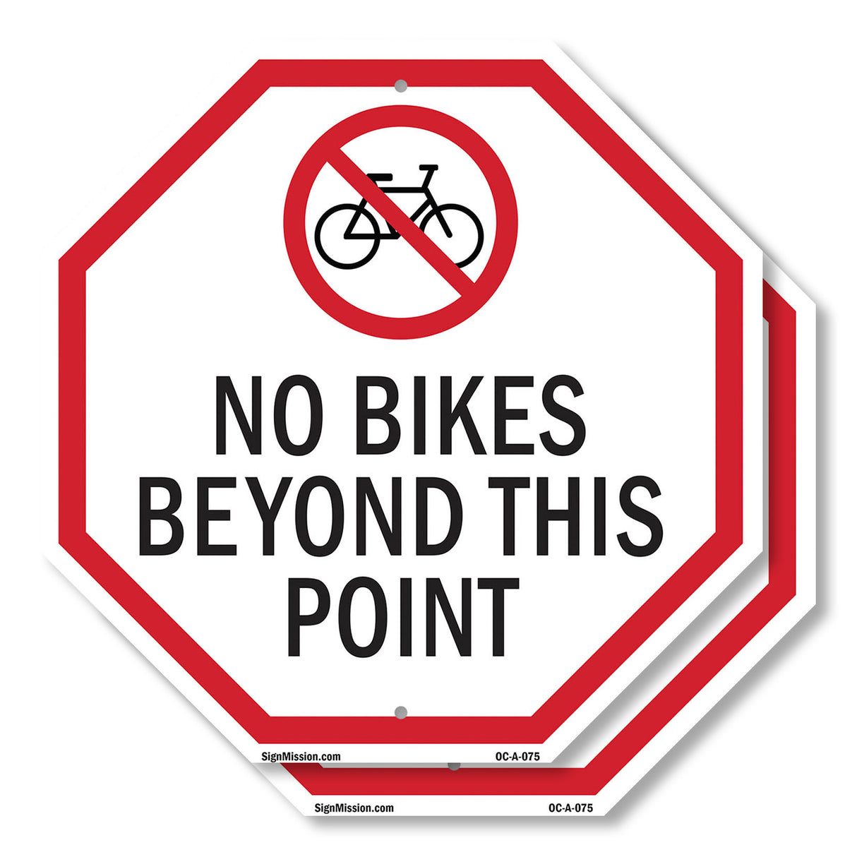 No Bikes Beyond This Point