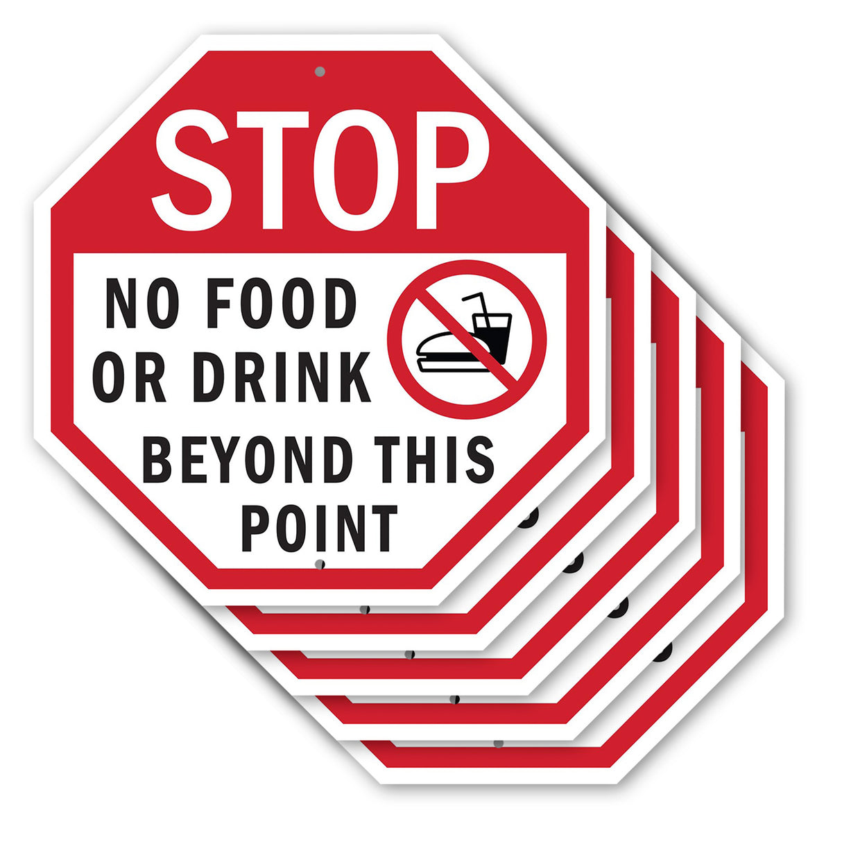 Stop No Food or Drink Beyond This Point