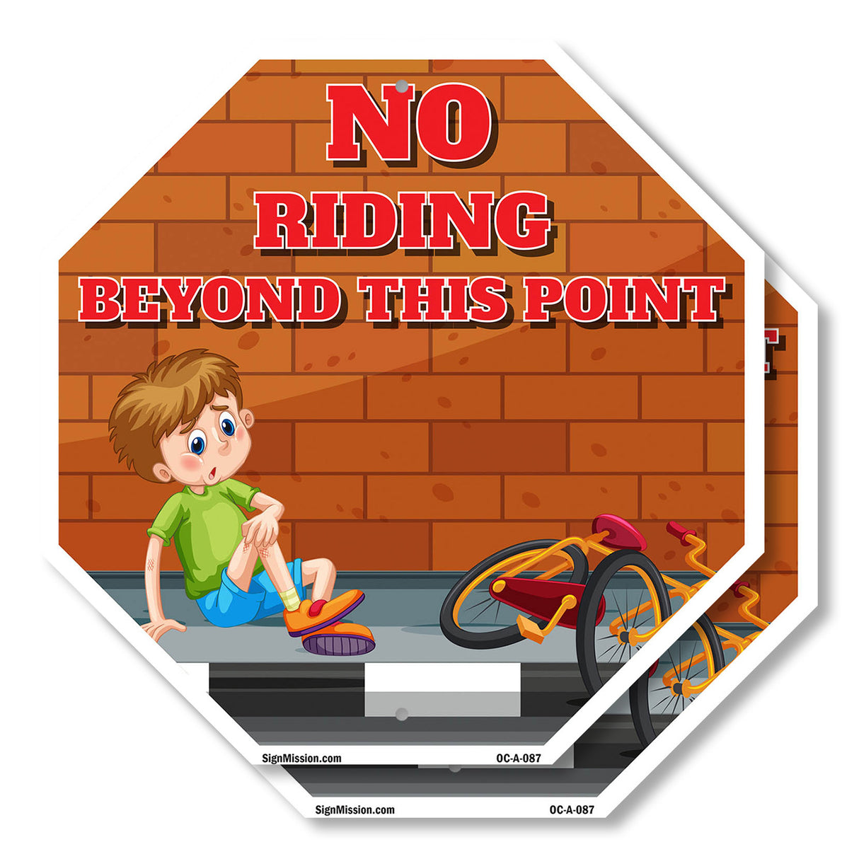 No Riding Beyond This Point
