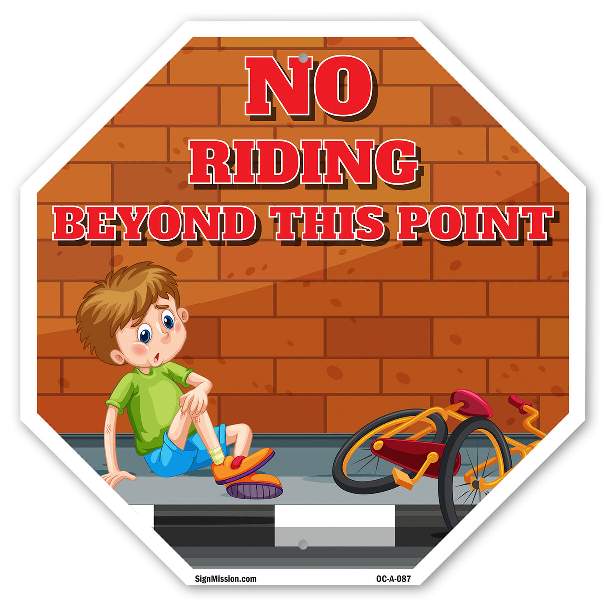 No Riding Beyond This Point