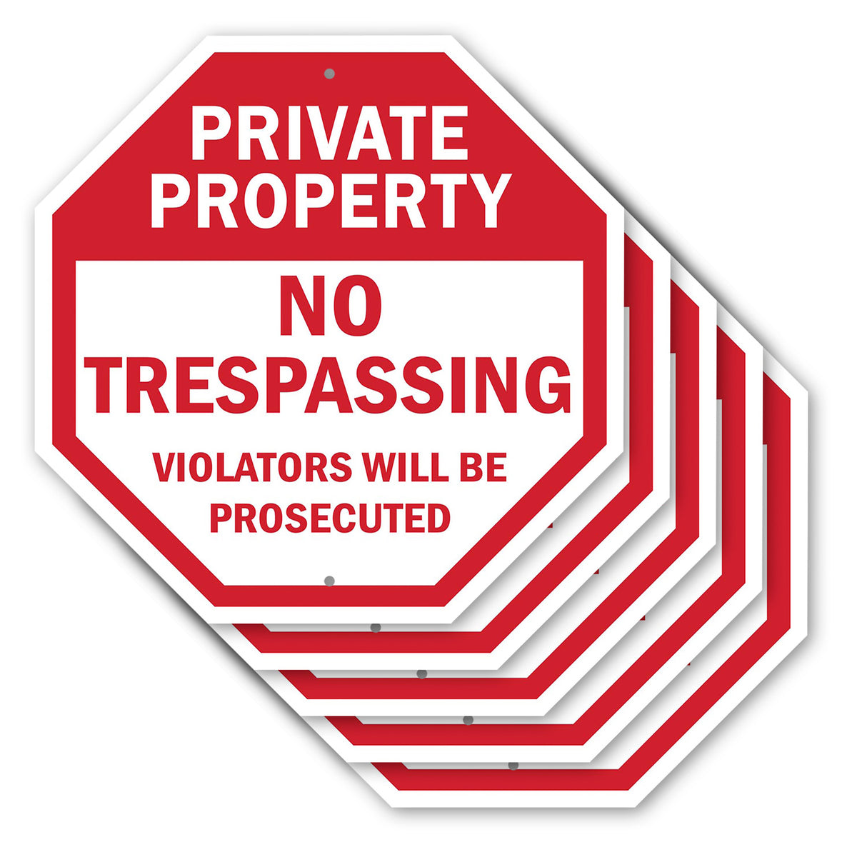 Private Property No Trespassing Violators Will Be Prosecuted