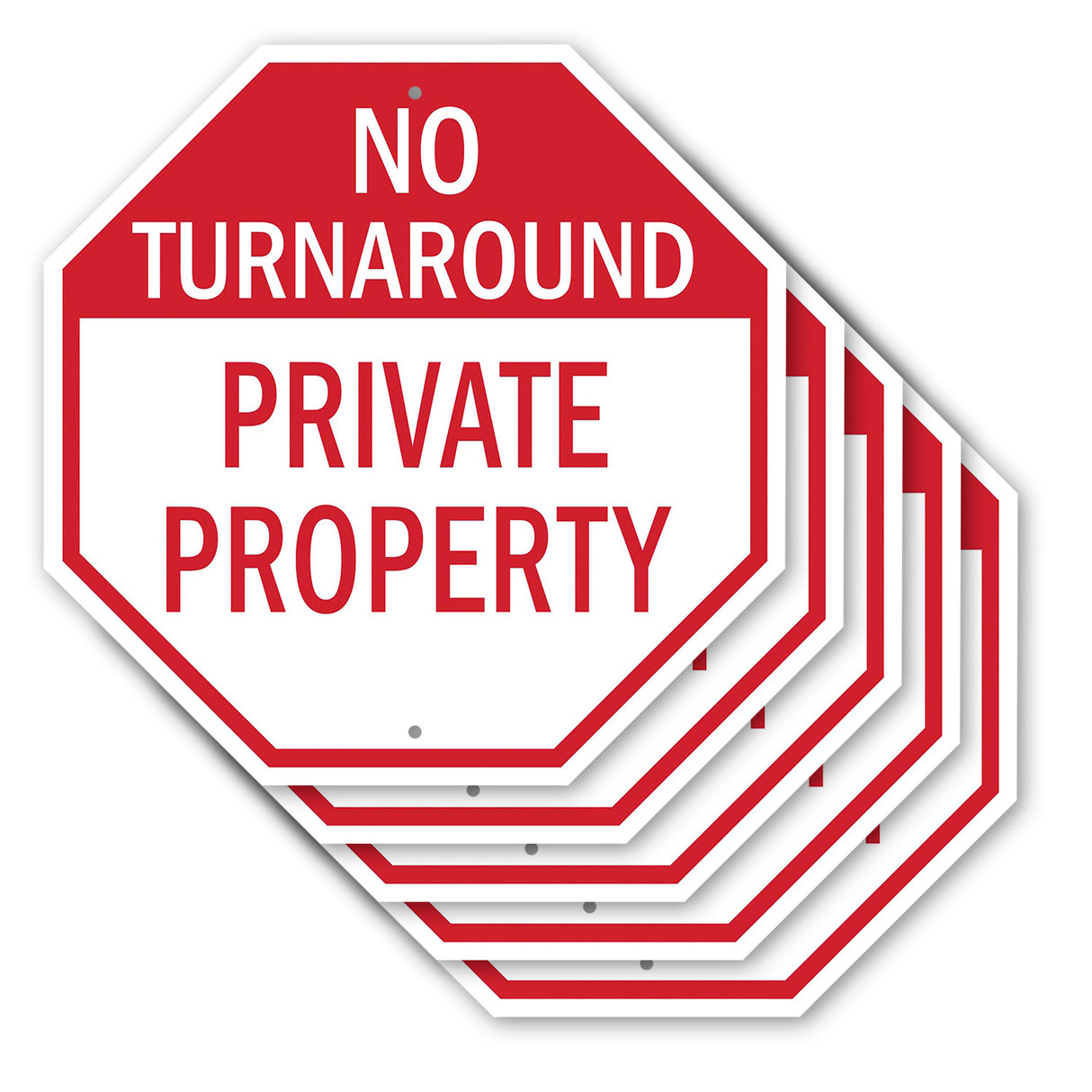 No Turnaround Private Property