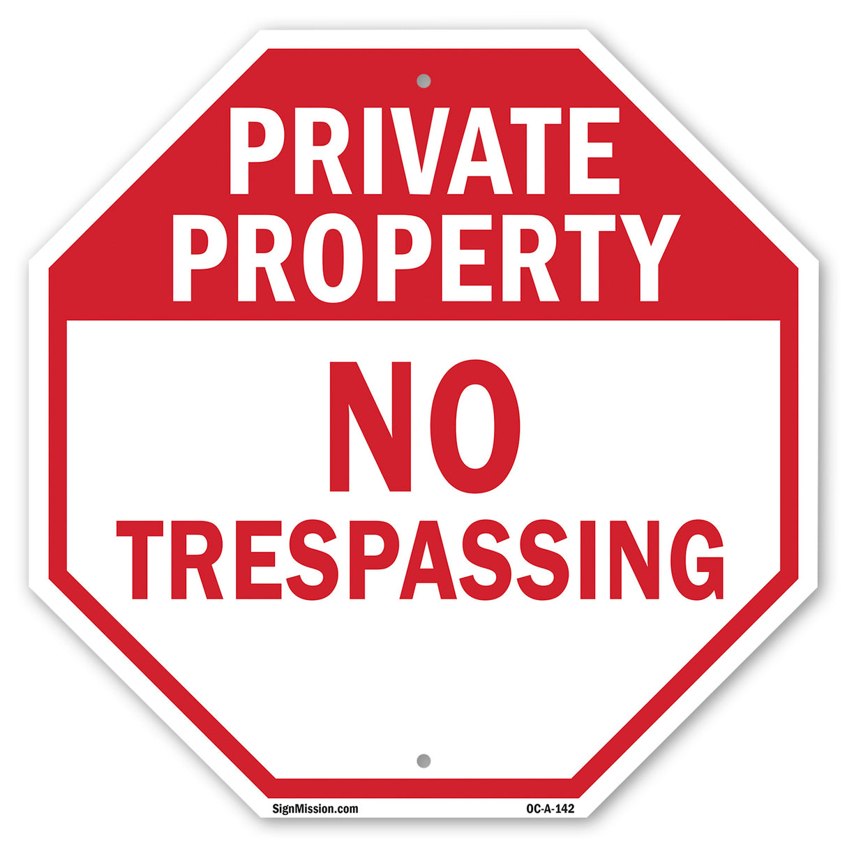 Private Property No Trespassing