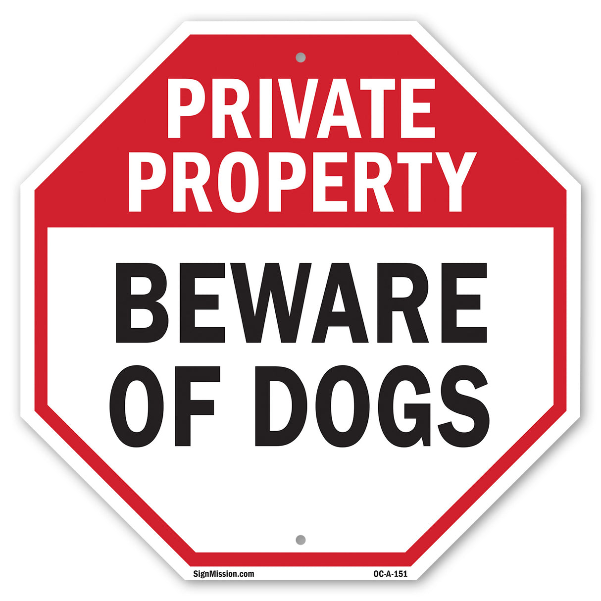 Private Property Beware of Dogs