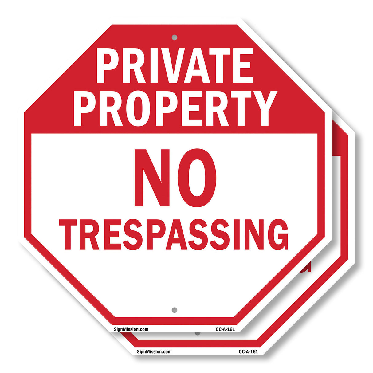 Private Property No Trespassing