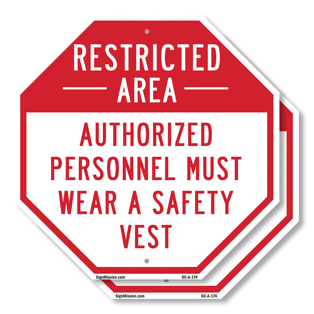 Restricted Area Authorized Personnel Must Wear a Safety Vest
