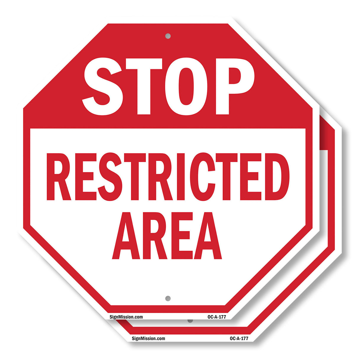 Stop Restricted Area