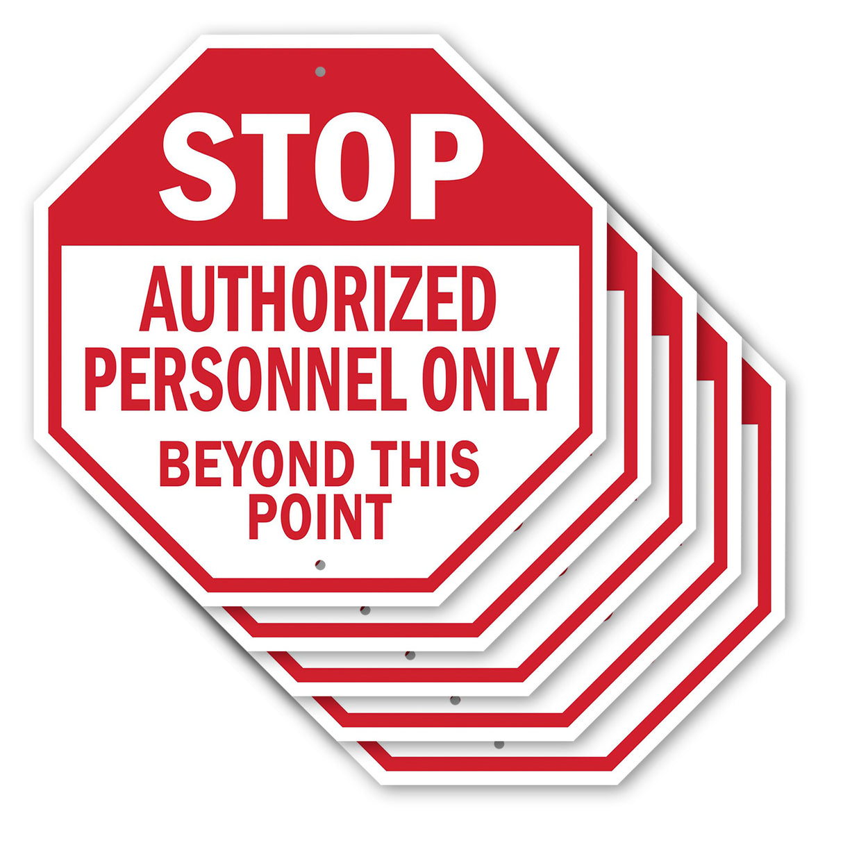Stop Authorized Personnel Only Beyond This Point