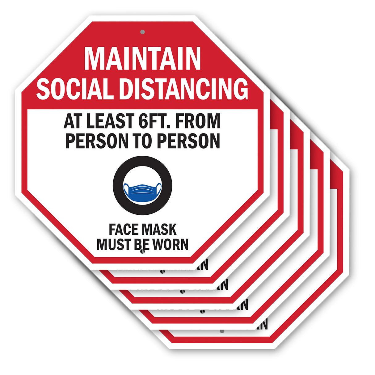 Maintain Social Distancing At Least 6ft. From Person to Person Face Mask Must Be Worn