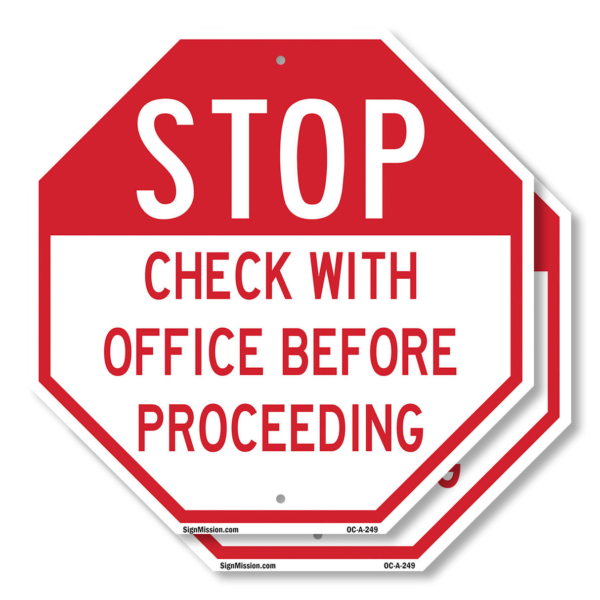 Stop Check with Office Before Proceeding