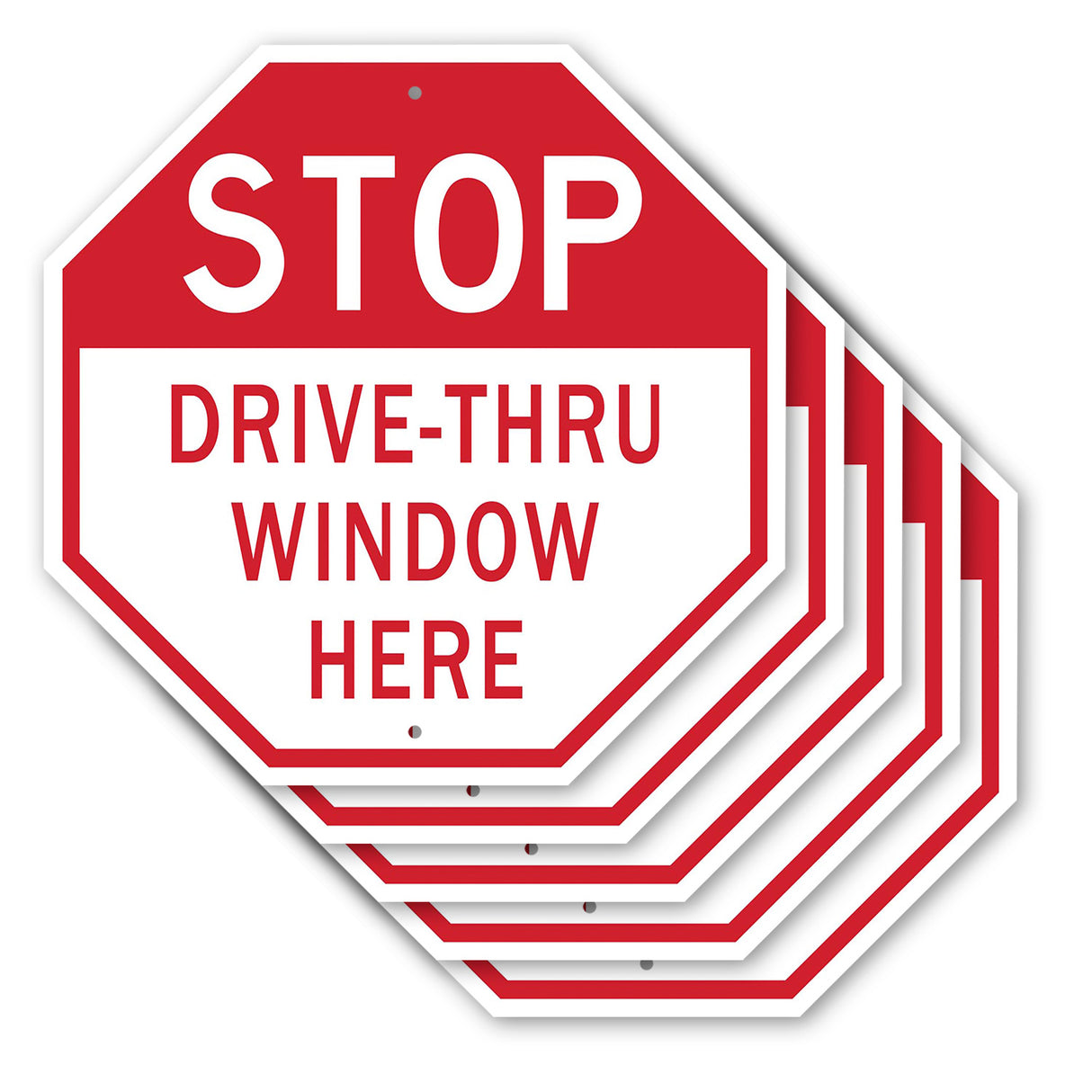 Stop Drive-thru Window Here
