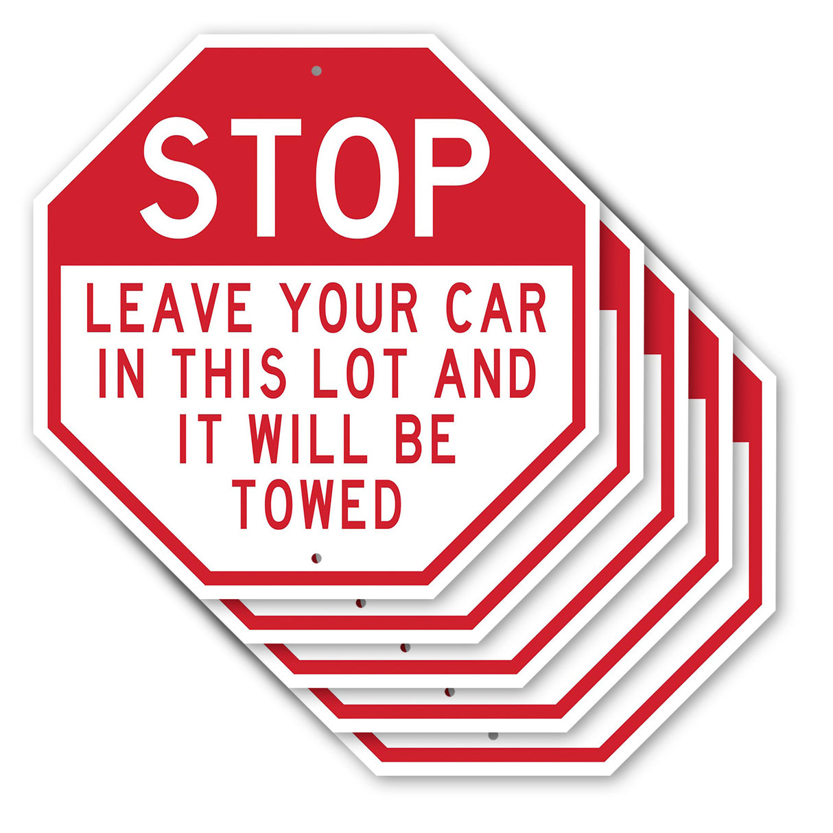 Stop Leave Your Car in This Lot and It Will Be Towed