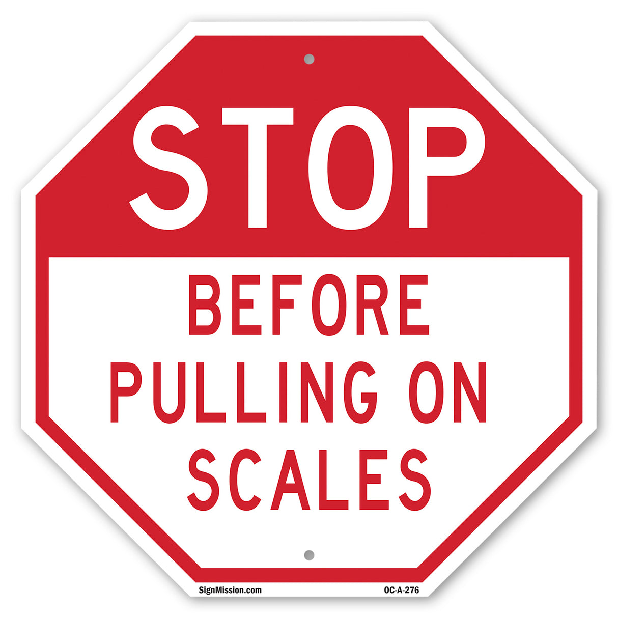 Stop Before Pulling on Scales