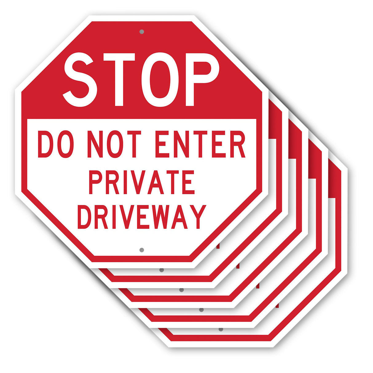 Stop Do Not Enter Private Driveway