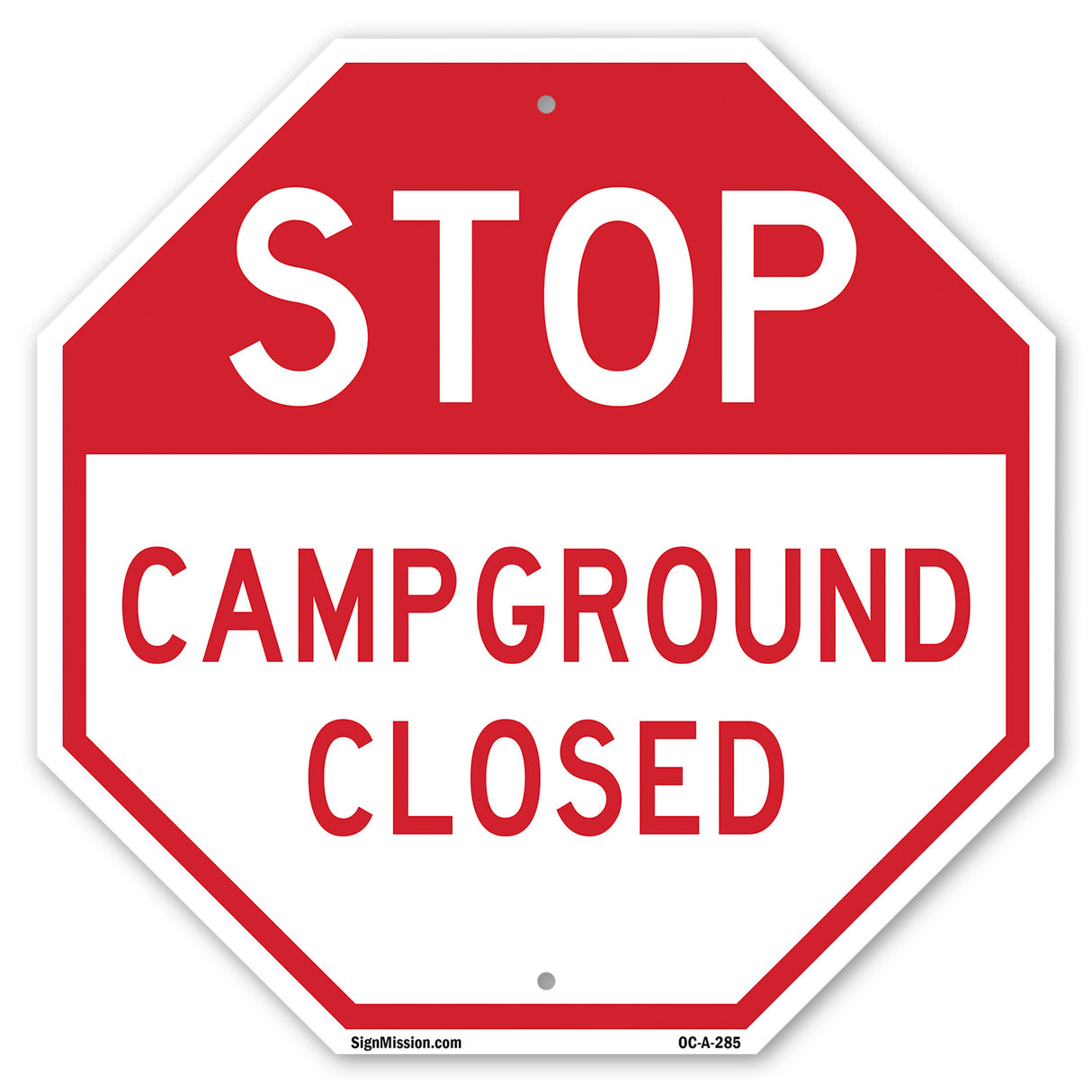 Stop Campground Closed