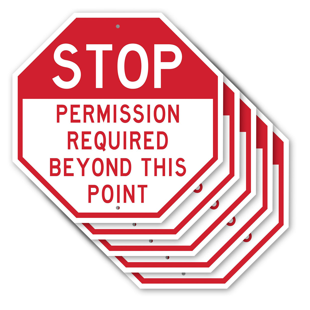 Stop Permission Required Beyond This Point