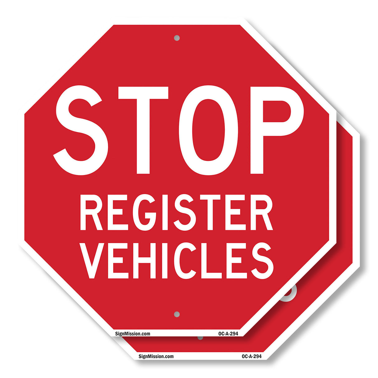 Stop Register Vehicles