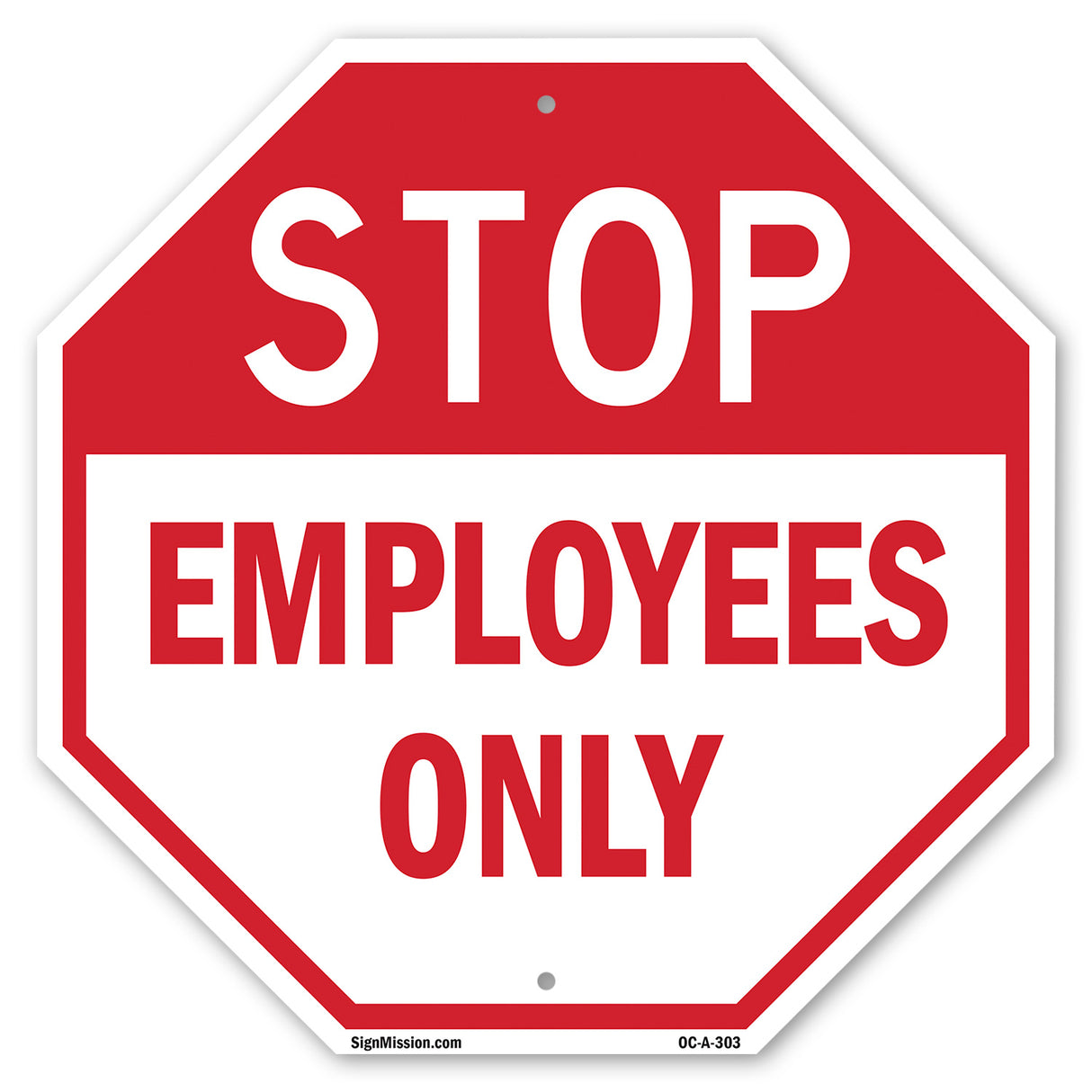 Stop Employees Only
