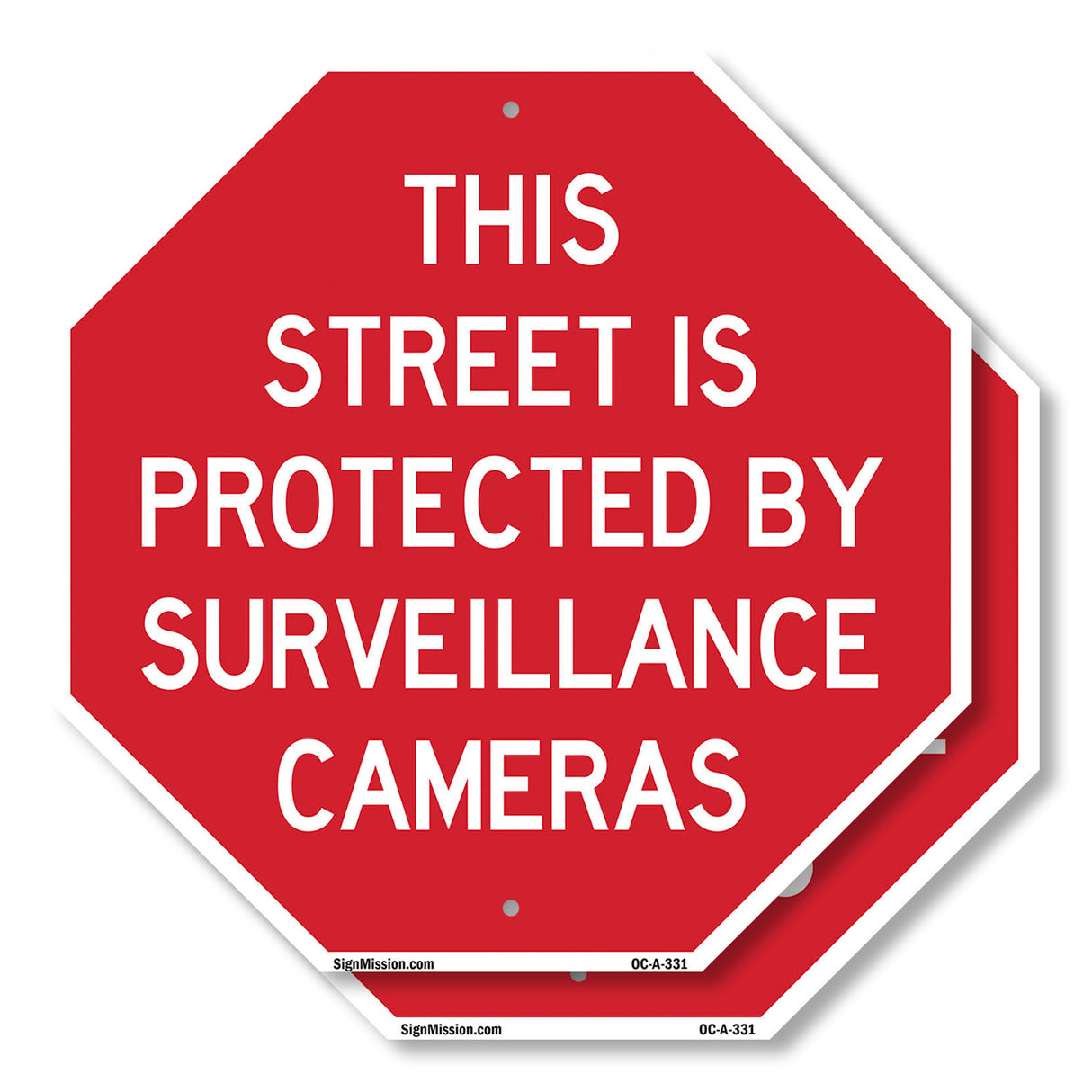 This Street Is Protected by Surveillance Cameras