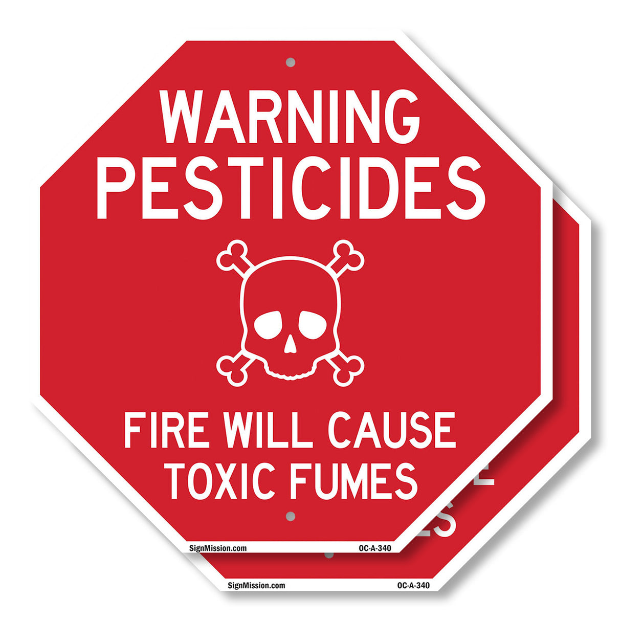 Warning Pesticides Fire Will Cause Toxic Fumes