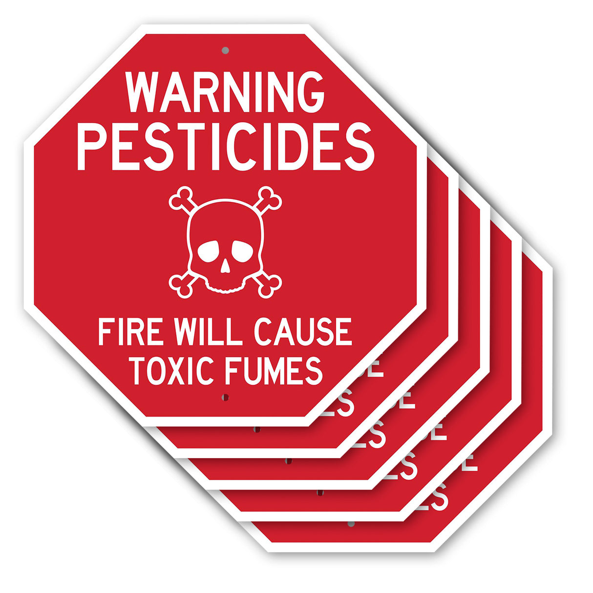 Warning Pesticides Fire Will Cause Toxic Fumes