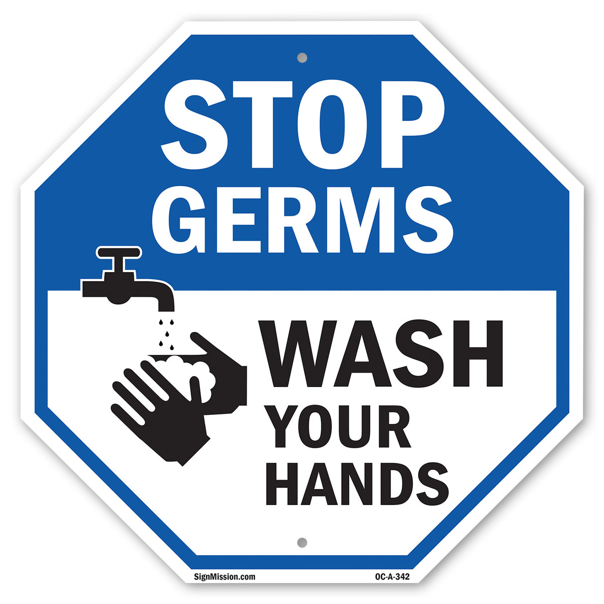 Stop Germs Wash Your Hands