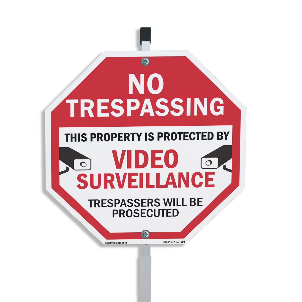 No Trespassing This Property Is Protected by Video Surveillance Trespassers Will Be Prosecuted
