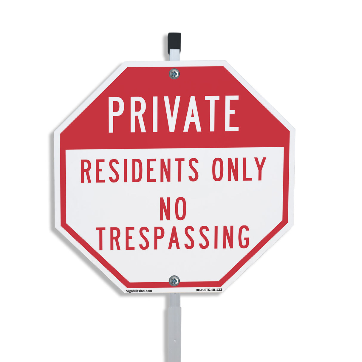 Private Residents Only No Trespassing