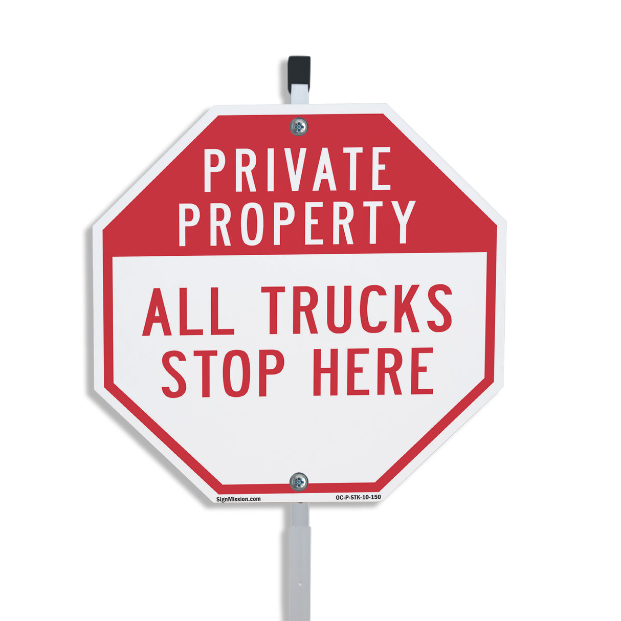 Private Property All Trucks Stop Here