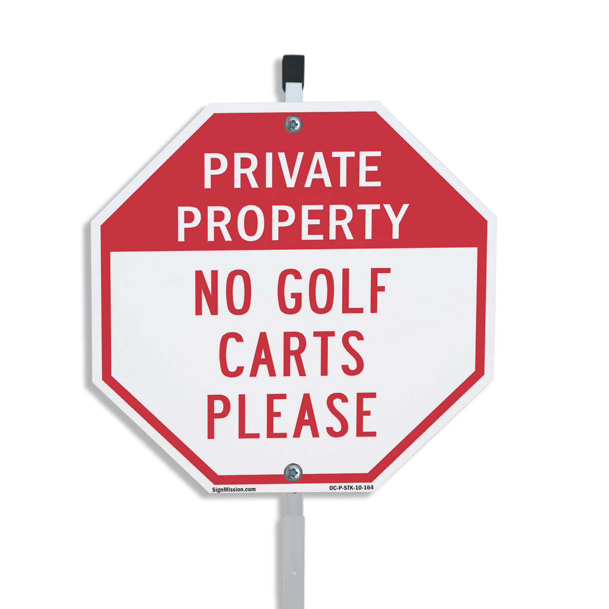 Private Property No Golf Carts Please