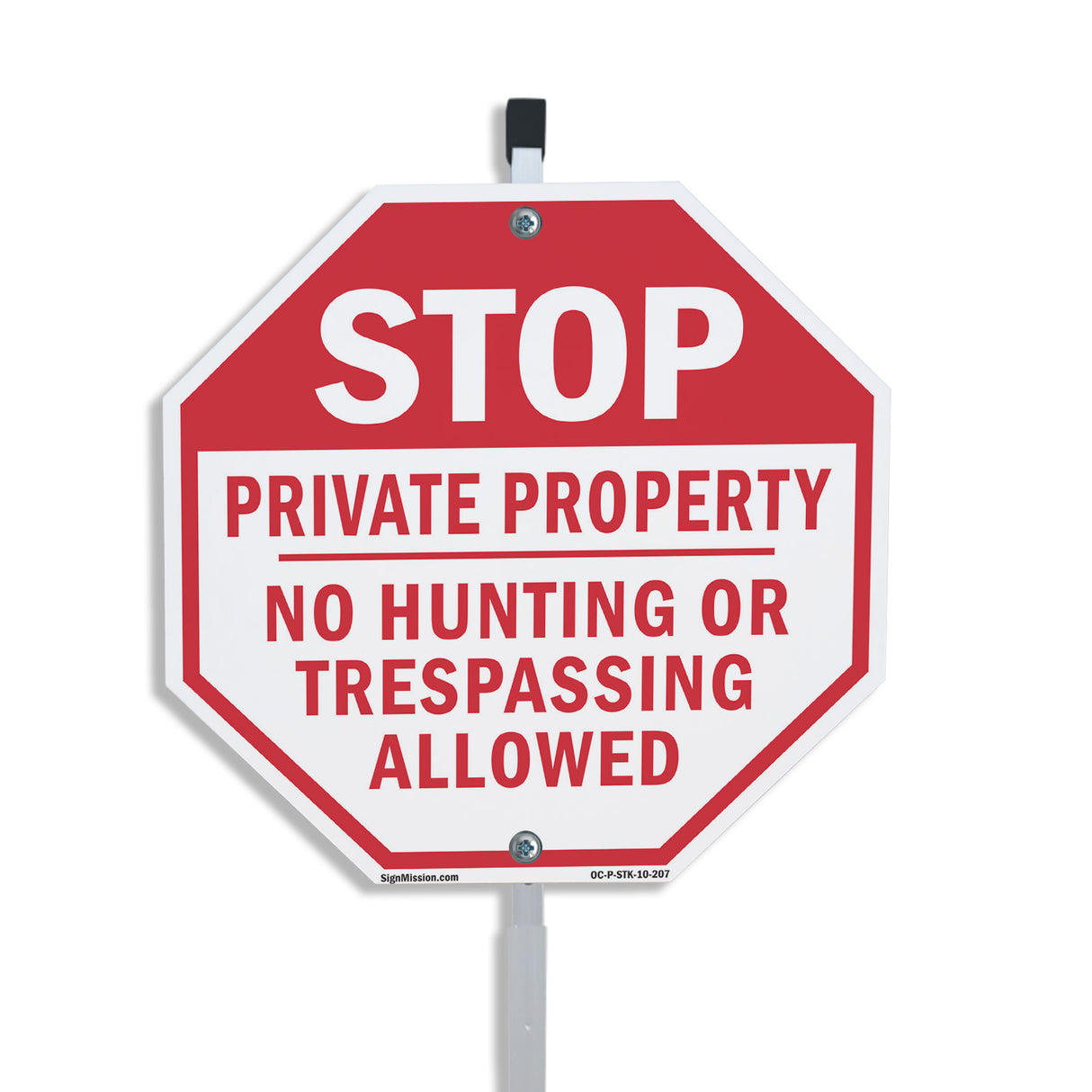Stop Private Property No Hunting or Trespassing Allowed