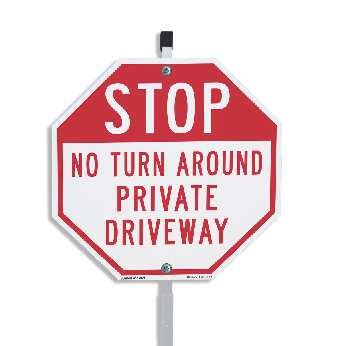 Stop No Turn Around Private Driveway