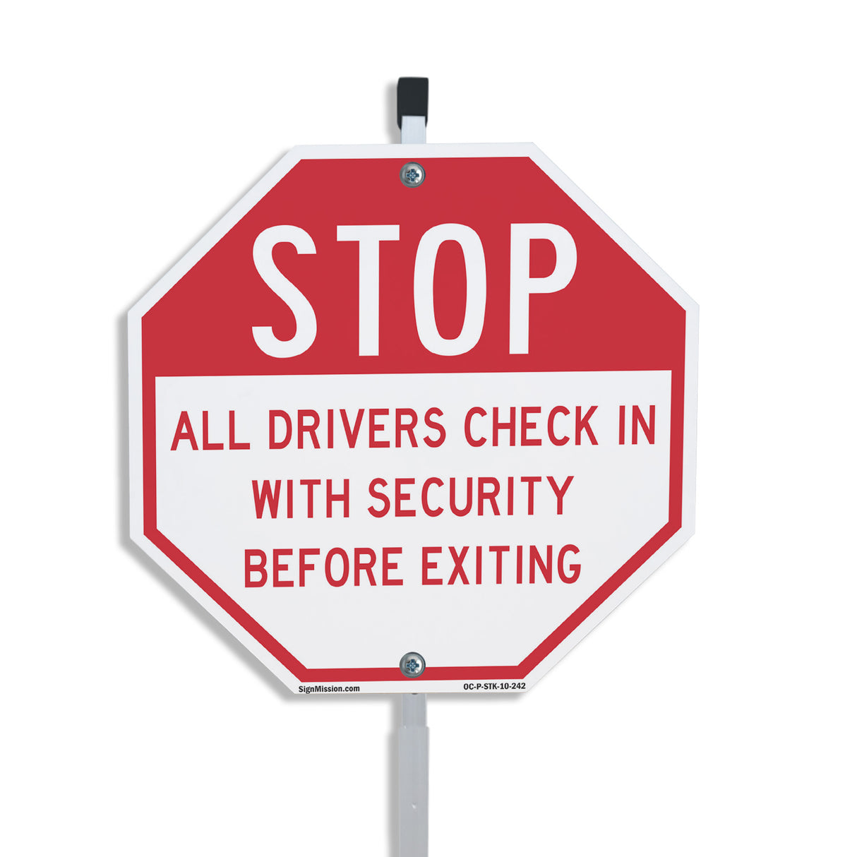 Stop All Drivers Check in With Security Before Exiting