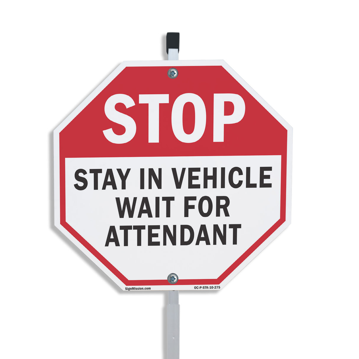 Stop Stay in Vehicle Wait for Attendant