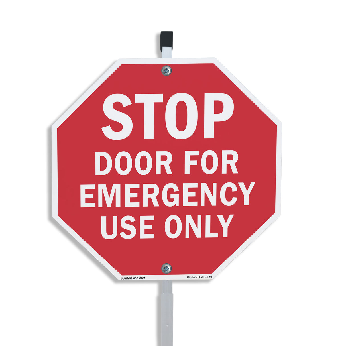 Stop Door for Emergency Use Only