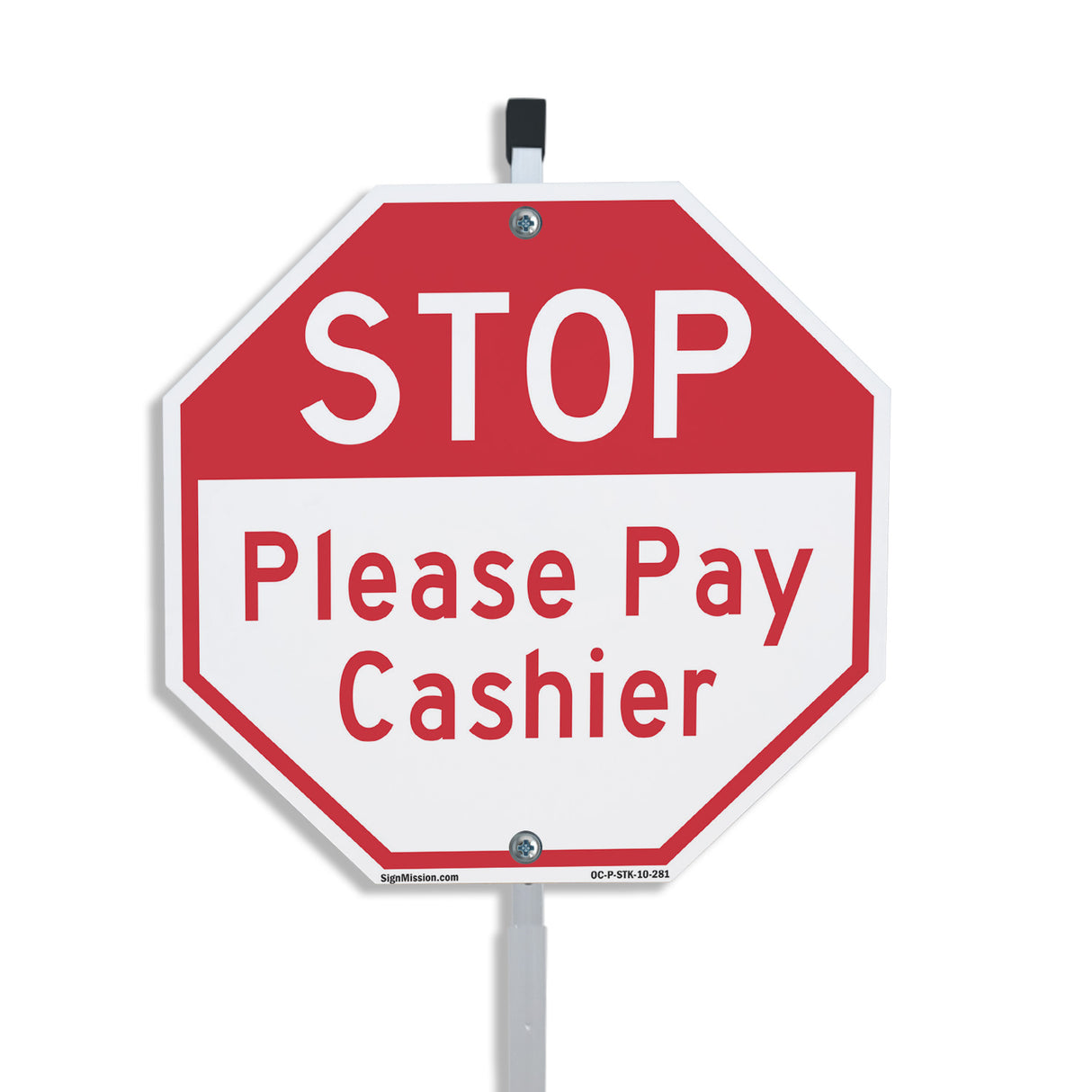 Stop Please Pay Cashier