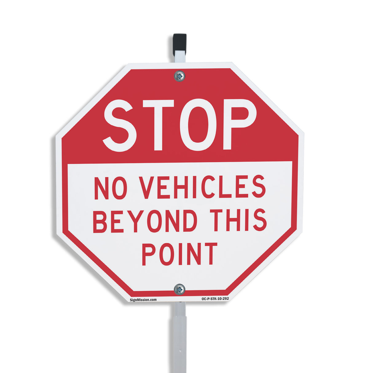 Stop No Vehicles Beyond This Point