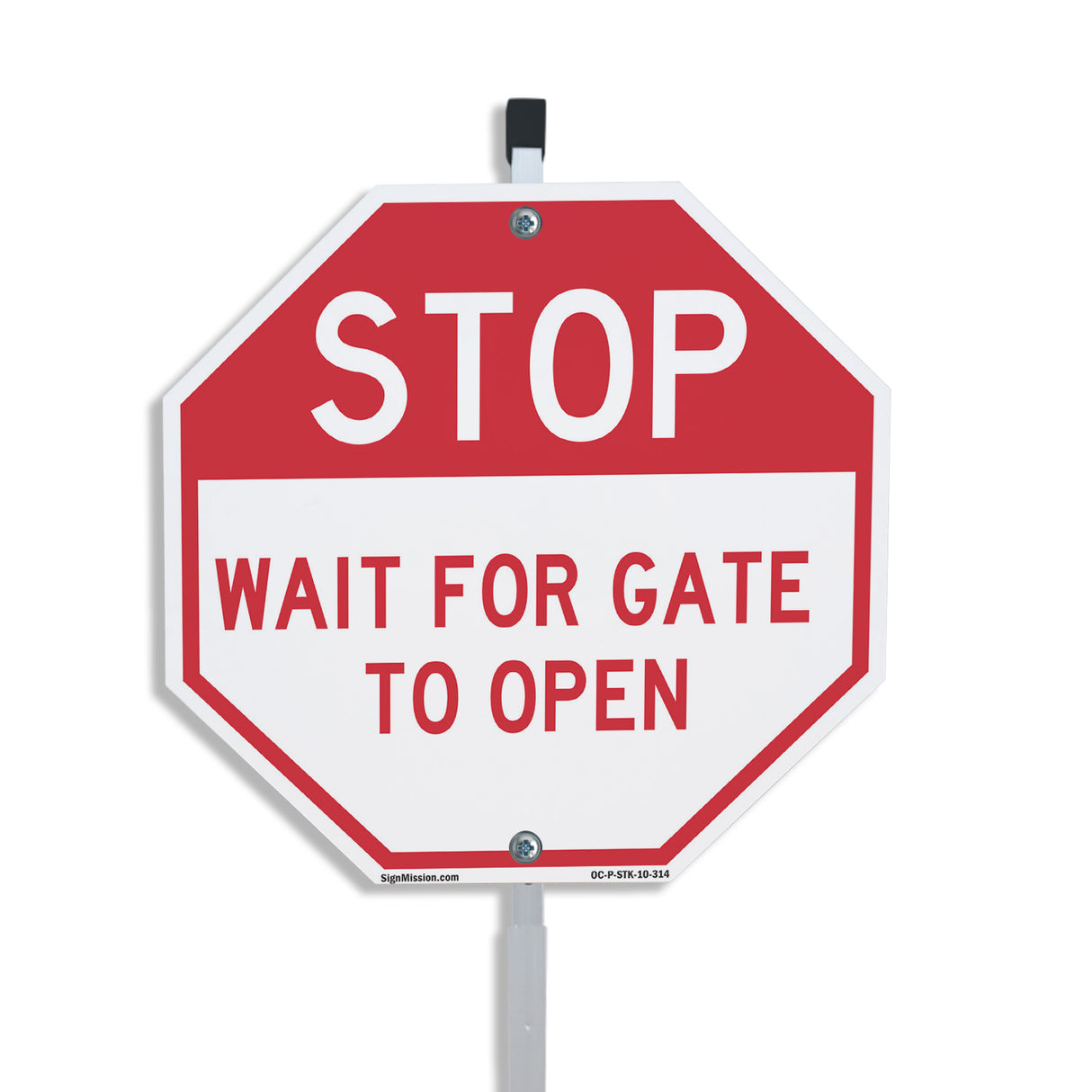 Stop Wait for Gate to Open