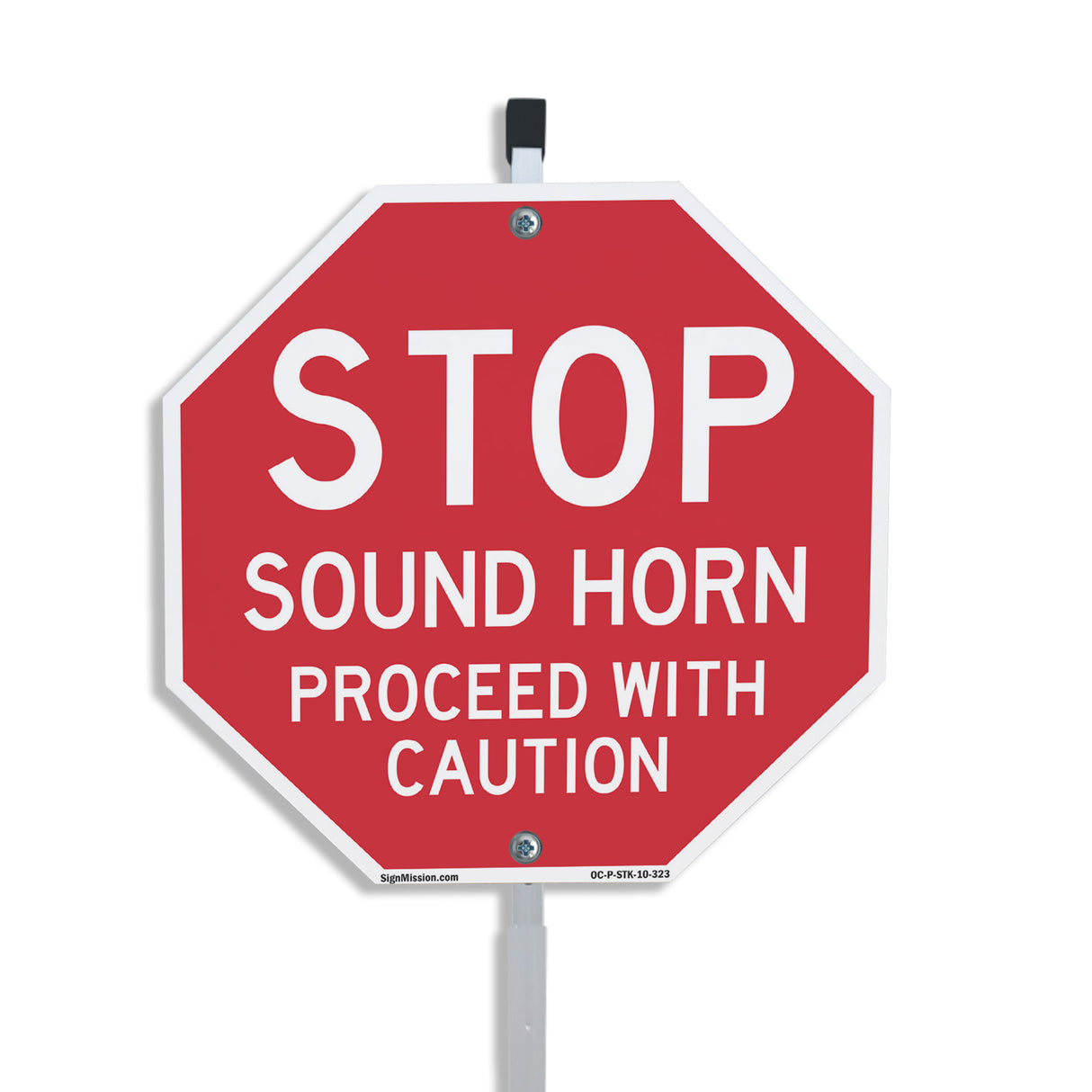 Stop Sound Horn Proceed with Caution
