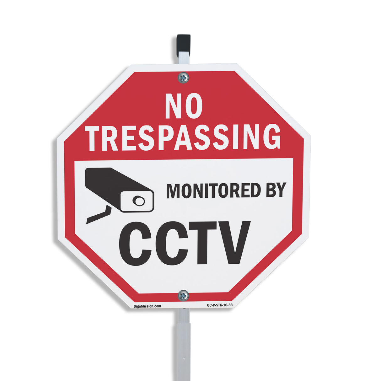 No Trespassing Monitored By CCTV