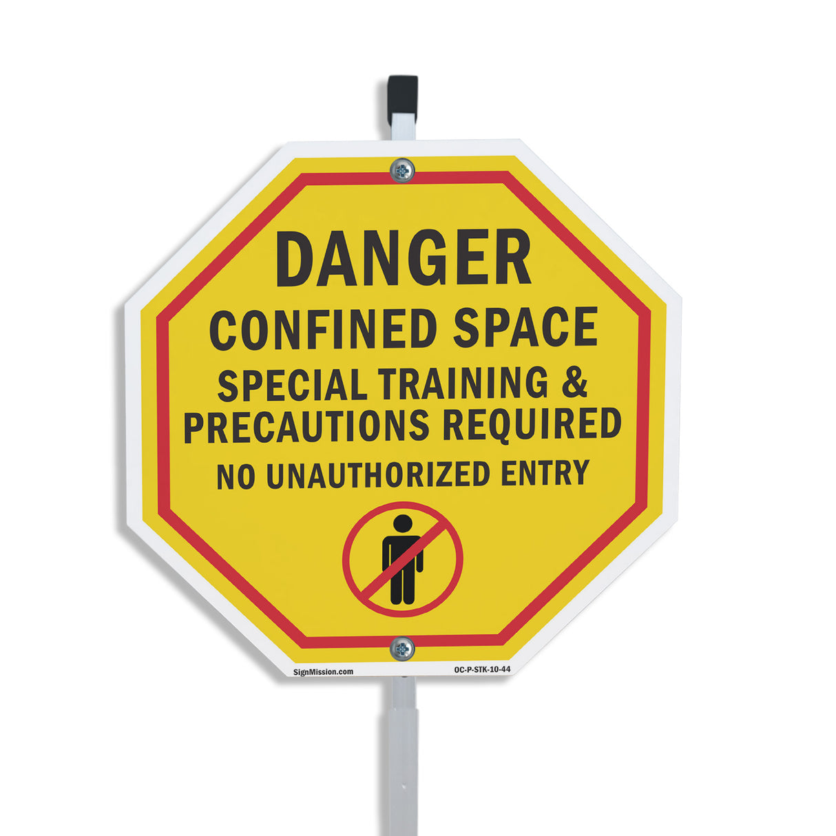 Danger Confined Space Special Training & Precautions Required No Unauthorized Entry