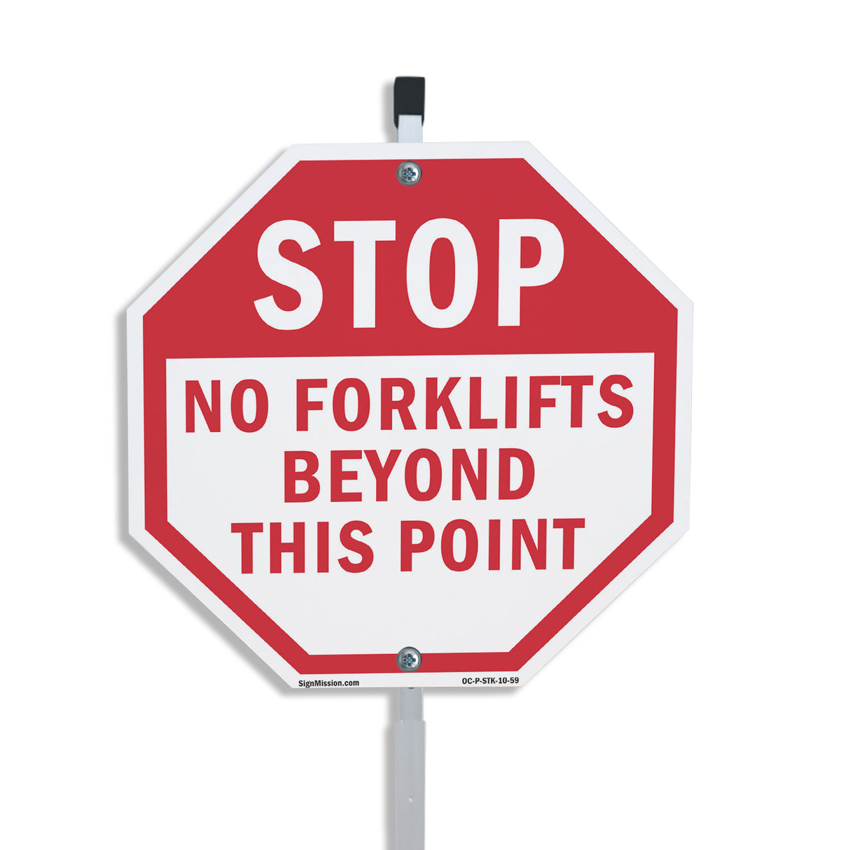 Stop No Forklifts Beyond This Point