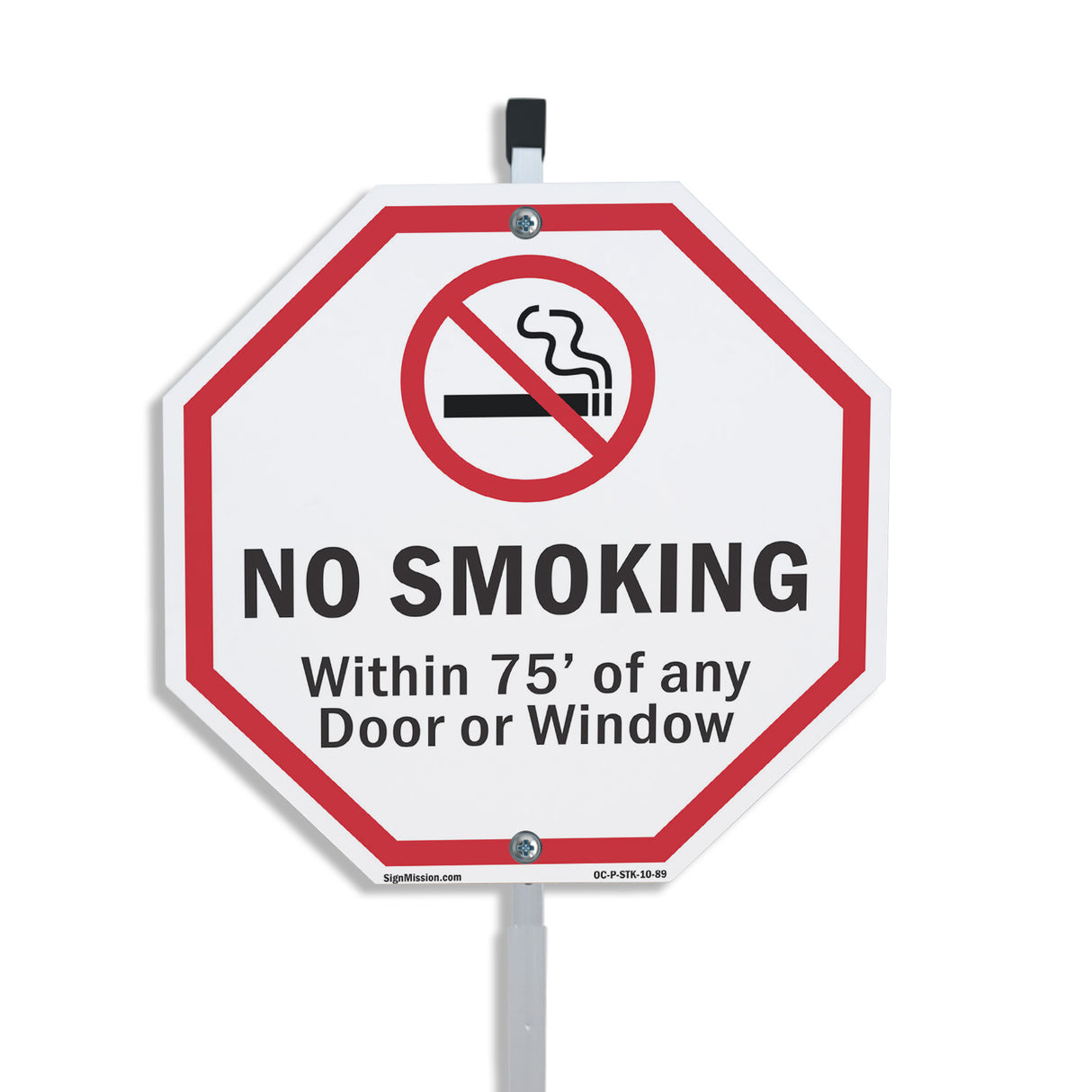 No Smoking Within 75' Of Any Door or Window