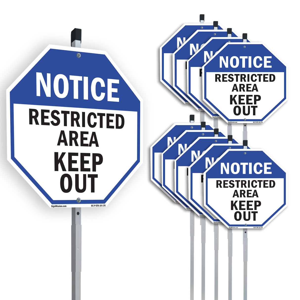 Notice Restricted Area Keep Out