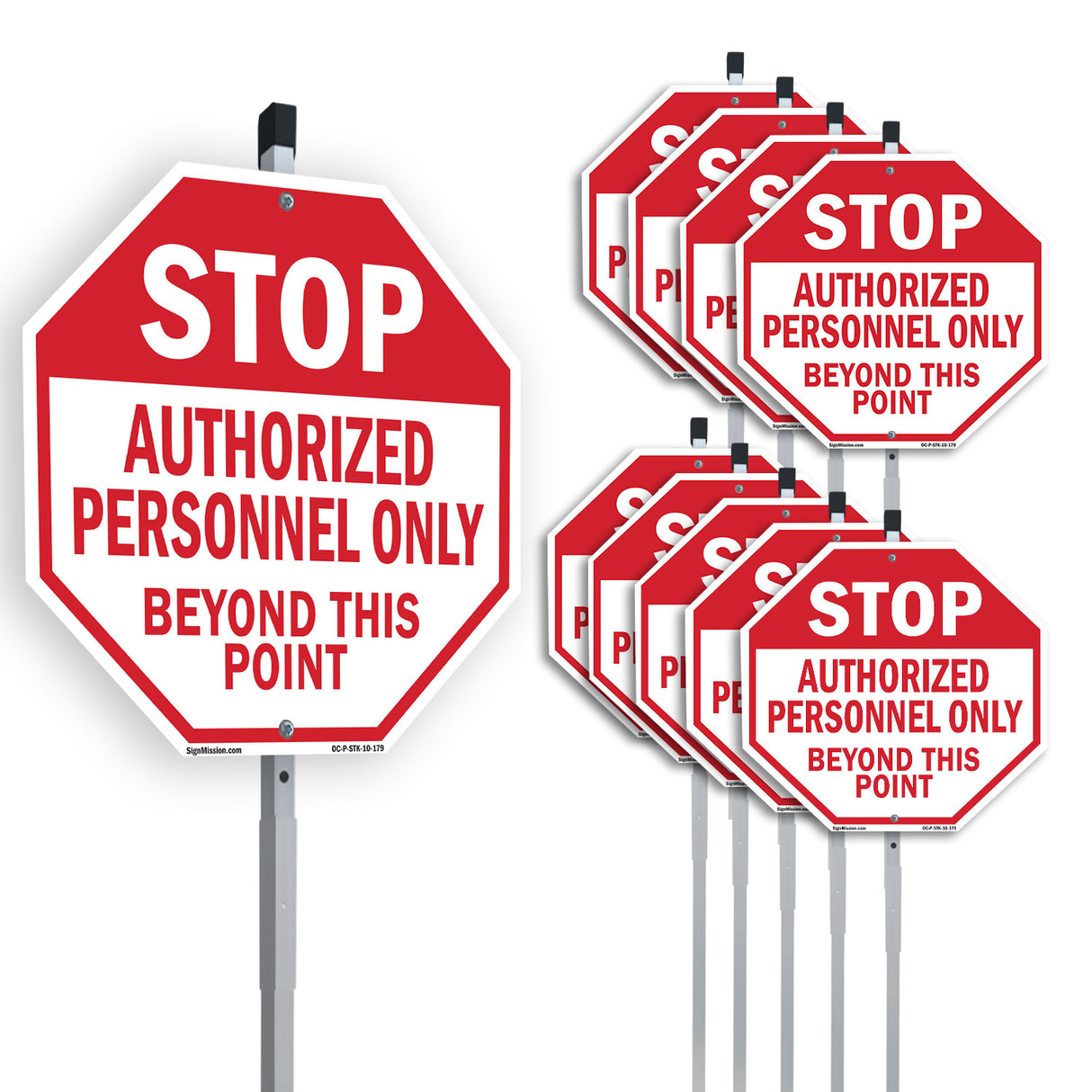 Stop Authorized Personnel Only Beyond This Point