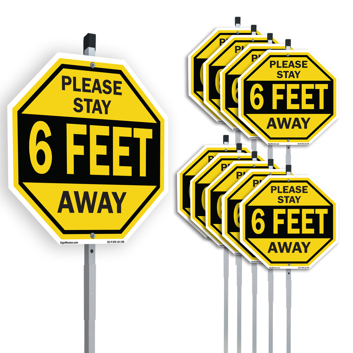 Please Stay 6 Feet Away