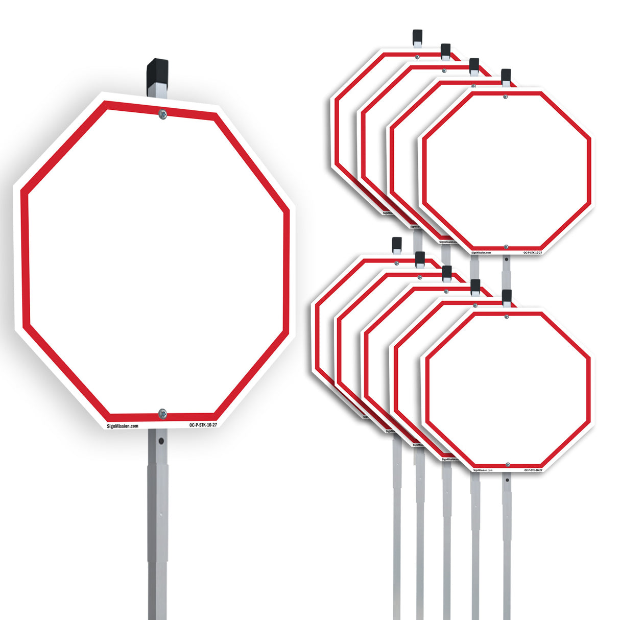 Blank Sign White Background