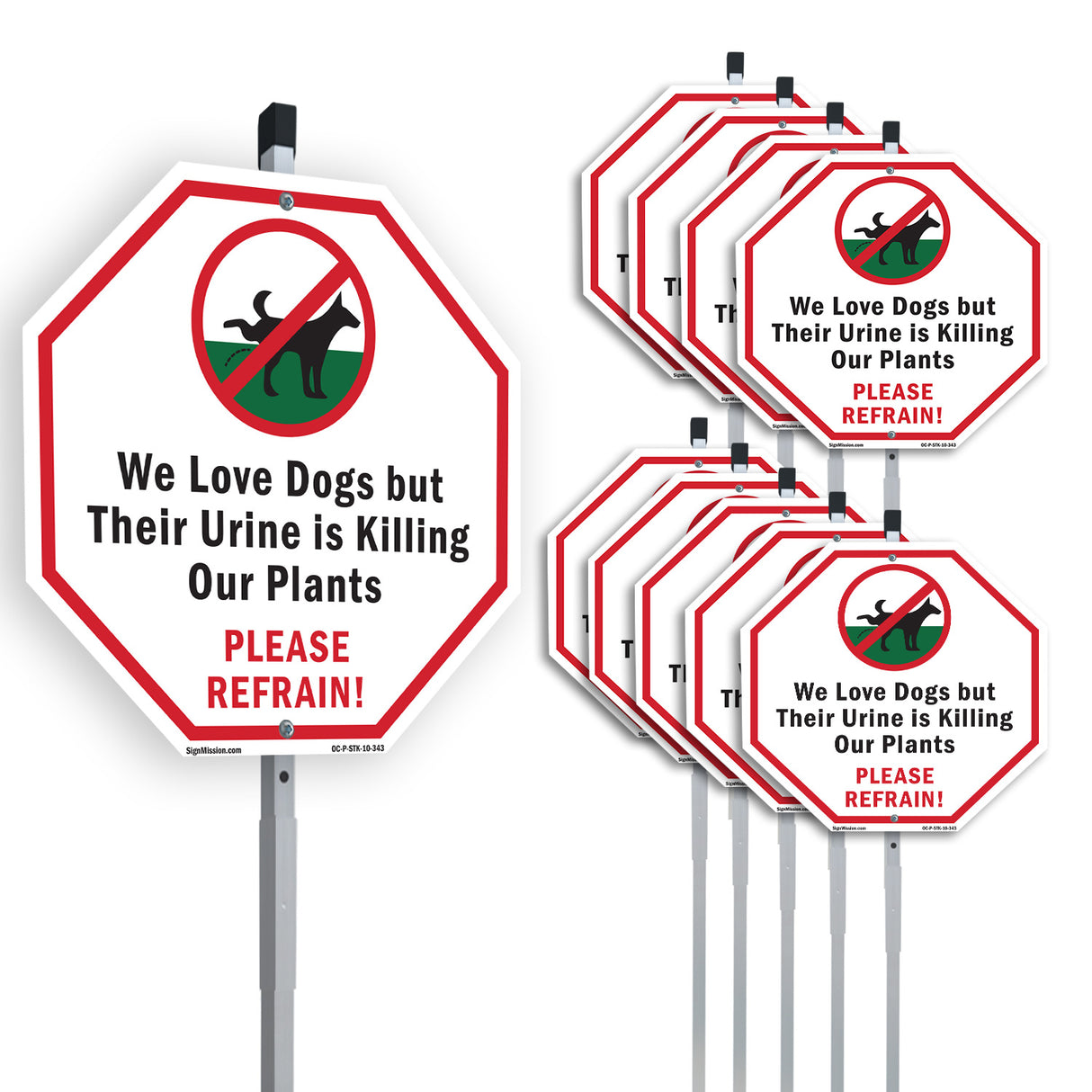 We Love Dogs but Their Urine Is Killing Our Plants Please Refrain!