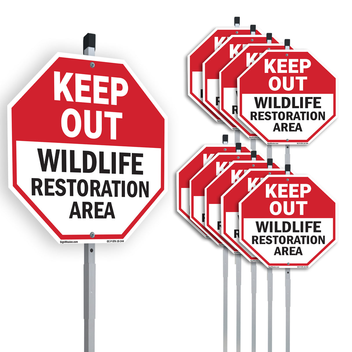 Keep Out Wildlife Restoration Area